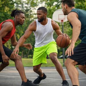 Champion Men’s Athletic Shorts Medium Neon Green Running Gym NWT